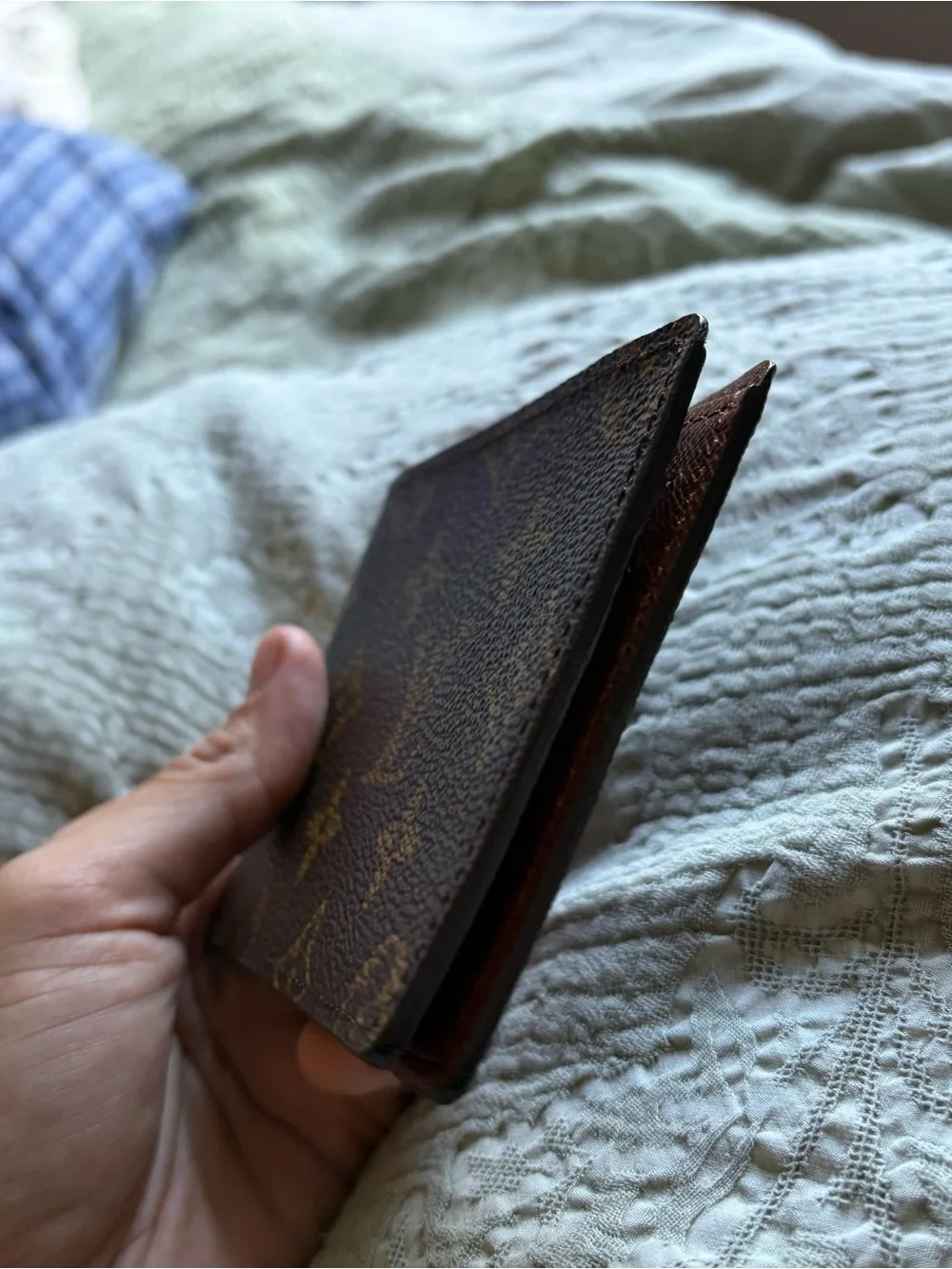 Louis Vuitton Monogram Canvas Card Holder in Brown